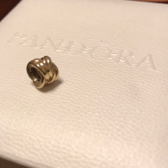 Pandora Jewelry - 14K Gold Pandora Forget Me Knot Charm